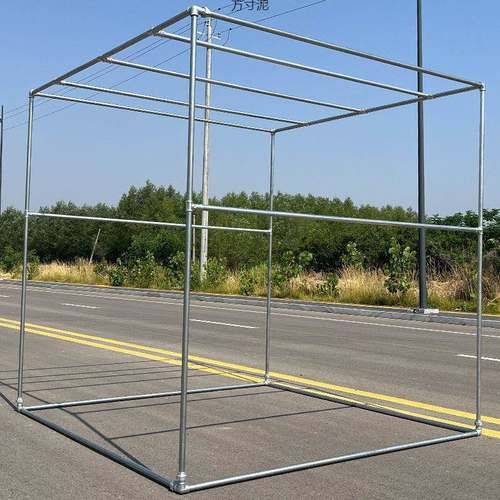 镀锌架钢棚管衣架晾厂家新款厂家直供四方架葡萄遮阳架室内外阳台