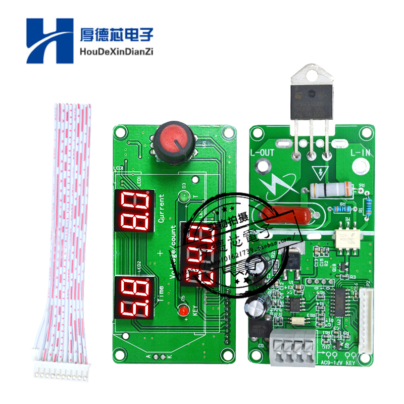 精密单脉冲编辑器点焊机控制模块40A/100A电流时间控制板数字显示