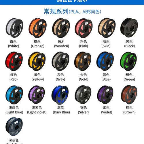 link cnc 3D打印耗材PLA线材 1kg 常规系列1.75mm