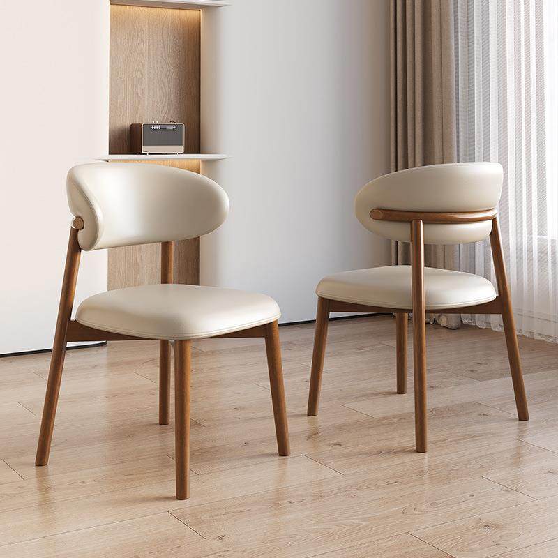 现代简约北欧实AL-73712背木餐家用轻餐椅厅奢餐桌椅酒店休闲书桌