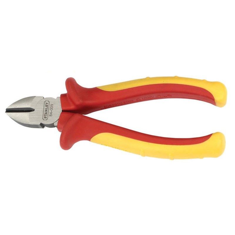 史丹利 FatMax绝缘窄头斜嘴钳子 斜口钳6寸 84-009-23