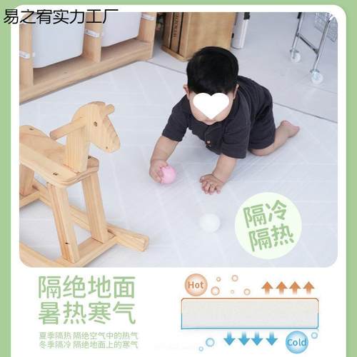 爬爬垫儿婴类加厚爬行BJW垫XPE爬爬垫可折叠婴儿童泡a沫防地垫水