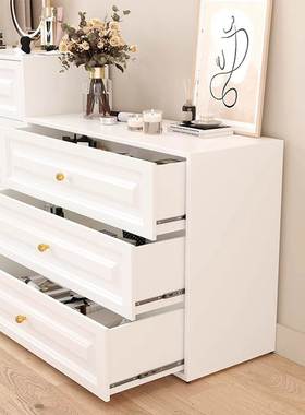 现代家用钢制抹茶绿色抽屉收纳柜卧室物头收纳柜客厅AJI玄式床关
