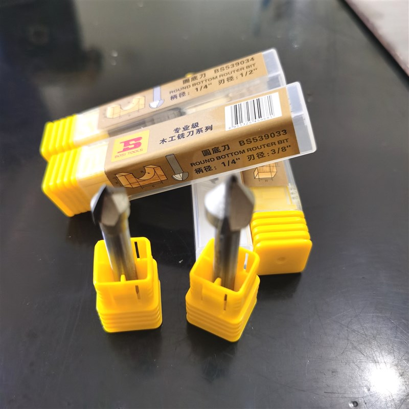 波斯工具圆底刀直刀V型刀圆角刀木工铣刀修边机刀头