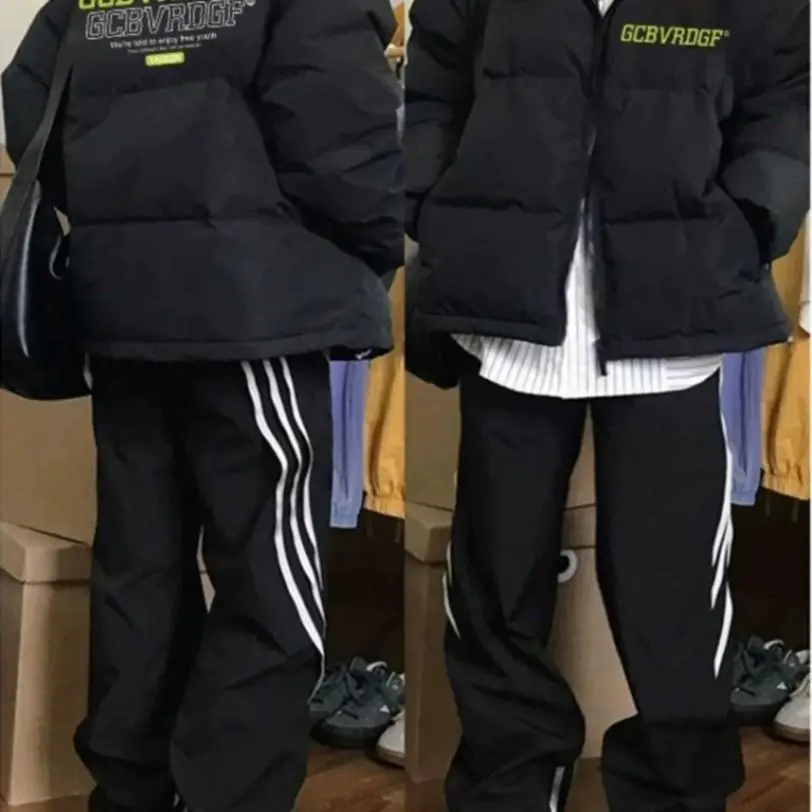 国冬季情侣美式立体韩版宽松基础加厚保暖服男生棉服外套男棉衣