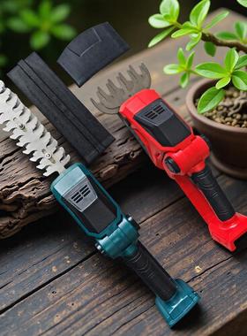 电动篱笆剪两用充电式修枝剪割草机绿化带园艺修剪单手锂电绿篱机