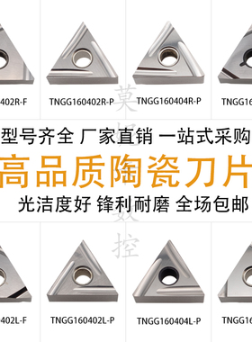 戴斯卡陶瓷数控车刀片TNGG160402/160404R/L-F P C LF90加工钢件
