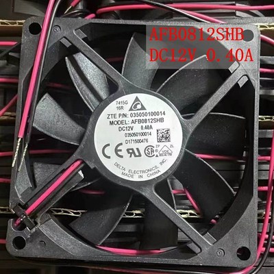 原装台达 8CM 8015 双滚珠 12V 0.40A 大风量散热风扇 AFB0812SHB
