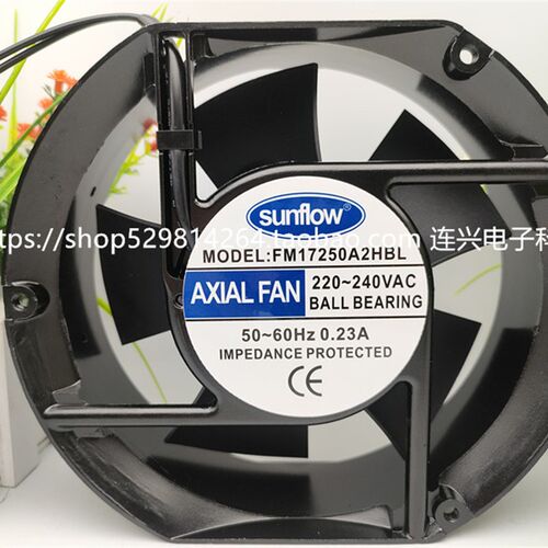 全新sunflow FM15050/17250A2HSL/HBL 220V交流机柜轴流风扇20060