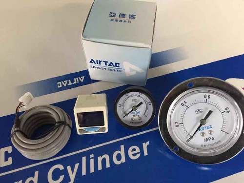 AirTAC原装亚德客1分压力表  F-GS4010M F-GS4004M