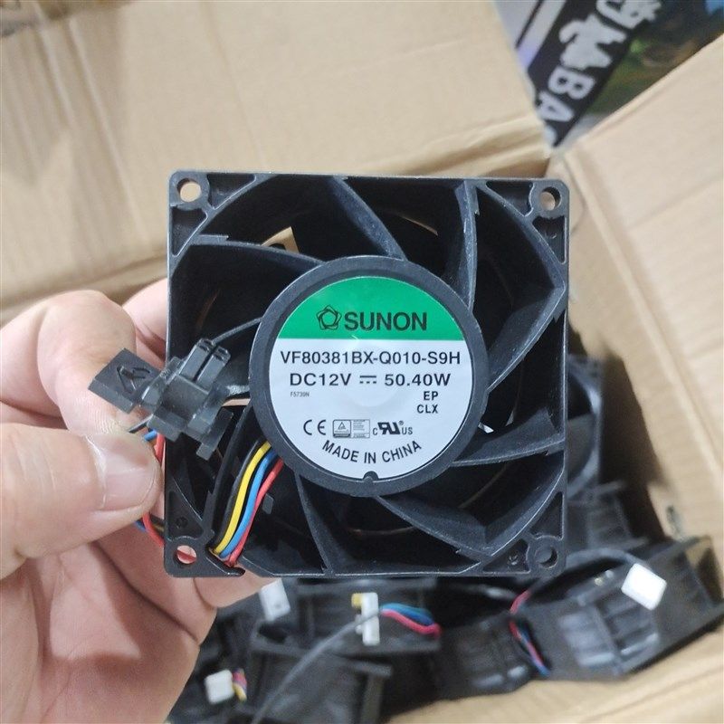 VF80381BX-Q010-S9H SUNON 12V 50.4W 4.2A 8038 8CM 超暴力风扇