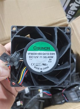 VF80381BX-Q010-S9H SUNON 12V 50.4W 4.2A 8038 8CM 超暴力风扇
