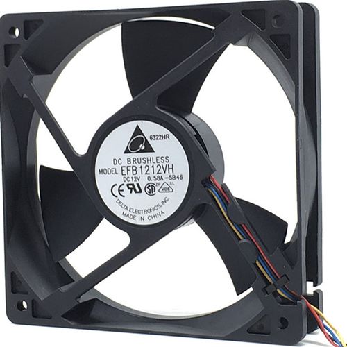 原装台达 EFB1212VH 12V 0.58A 12CM 12025 4线 PWM温控 机箱风扇