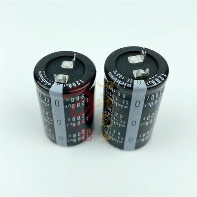 250V1200UF电解电容器200V 200伏1200微法 方角扁片脚 进口全新