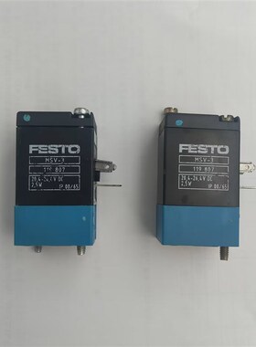 FESTO  费斯托 电磁阀线圈 MSV-3 119807    现货