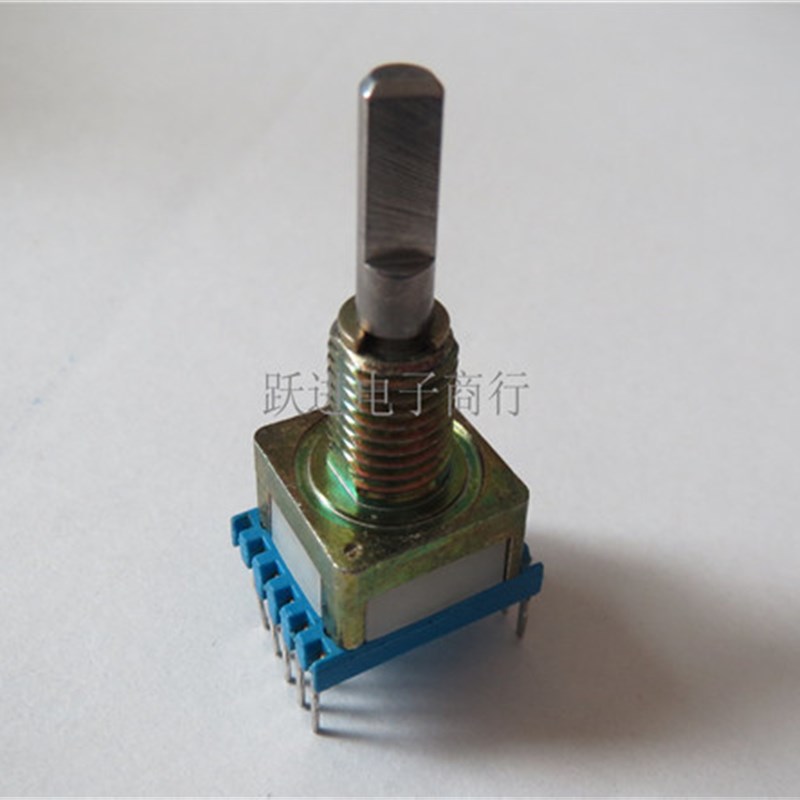 4档进口镀金脚波段开关 档位开关 旋转开关 柄长20MM 孔径7MM