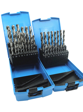 英国百事通进口麻花钻头钻咀09580套装直柄高速钢钻咀电钻钻头