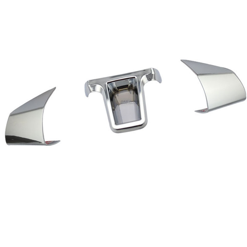 适配高尔夫6新宝来波罗菠萝新桑塔纳速腾方向盘亮片装饰贴亮盖贴