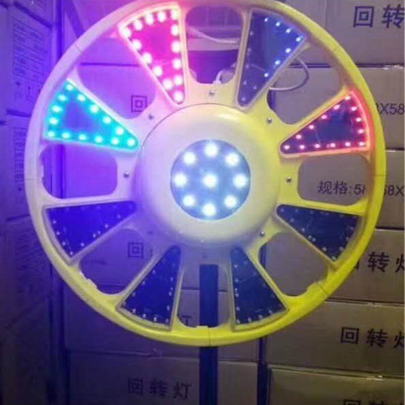 太阳能回转灯LED红蓝警示灯回转灯交通设施警示灯爆闪灯路障灯