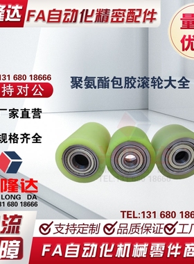 聚氨酯包胶滚轮ROUSP ROUAP 20 25 30 35 40 50-8 10 12 15 20 25