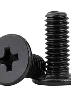 M25M3M4M5M6黑色304不锈钢薄十字扁平头螺丝笔记本数码机螺钉子