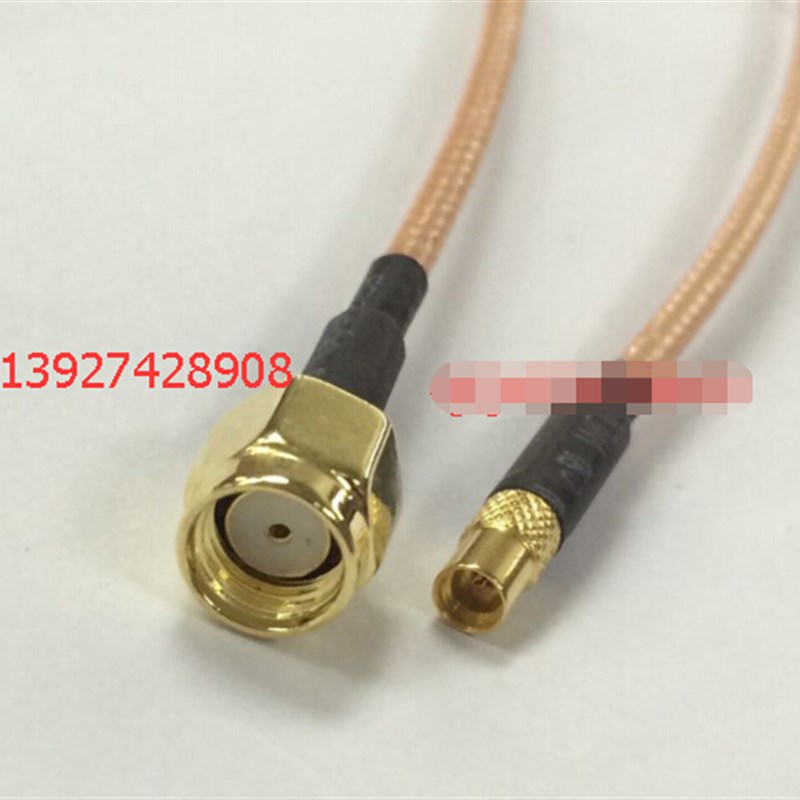 RP-SMA-J/MMCX-K射频AP网桥测试线 SMA公反极转MMCX母RG316信号线