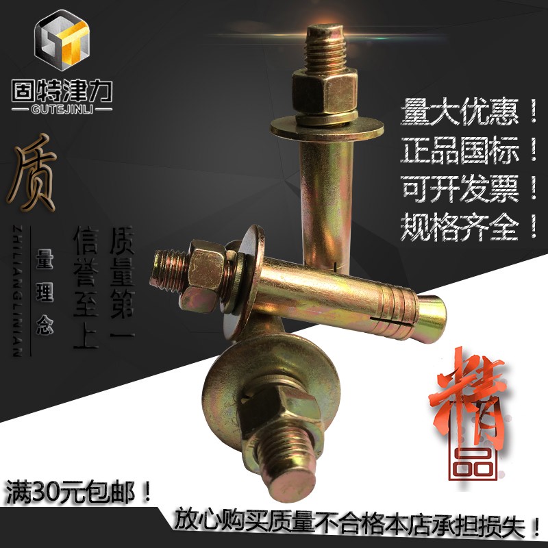 电梯专用膨胀螺丝国标M12电梯膨胀螺栓M16mm电梯专用壁虎膨胀螺丝