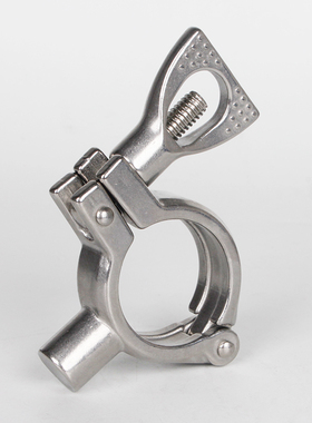 304不锈钢卡扣管支架精铸卡箍固定抱箍夹具iso水管卡子快装管箍5s