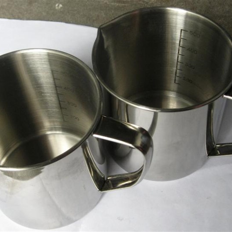 不锈钢量杯 1000ML 带刻度 奶茶咖啡量杯带刻度奶杯烘焙DIY器具