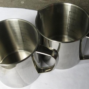 不锈钢量杯 1000ML 带刻度 奶茶咖啡量杯带刻度奶杯烘焙DIY器具