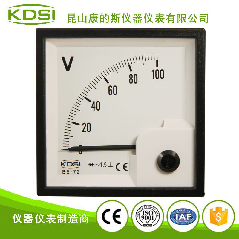 电压表BE-72 AC100V整流式 直通式