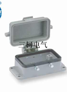 WAIN唯恩 H10B-BK-4B-MCV 10针芯四耳带盖底座重载连接器航空插头