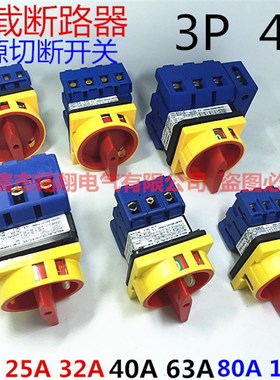 负载断路 电源切断转换开关SFD11-20 25 32 40 63 80 100A