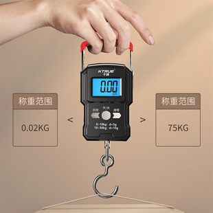 手提电子秤小型高精度便携式弹簧秤快递家用买菜防欺诈吊钩称鱼器