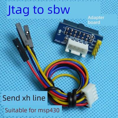 msp430烧写器下载器编程器彷真器转接板JTAG SBW转换器 fet430uif