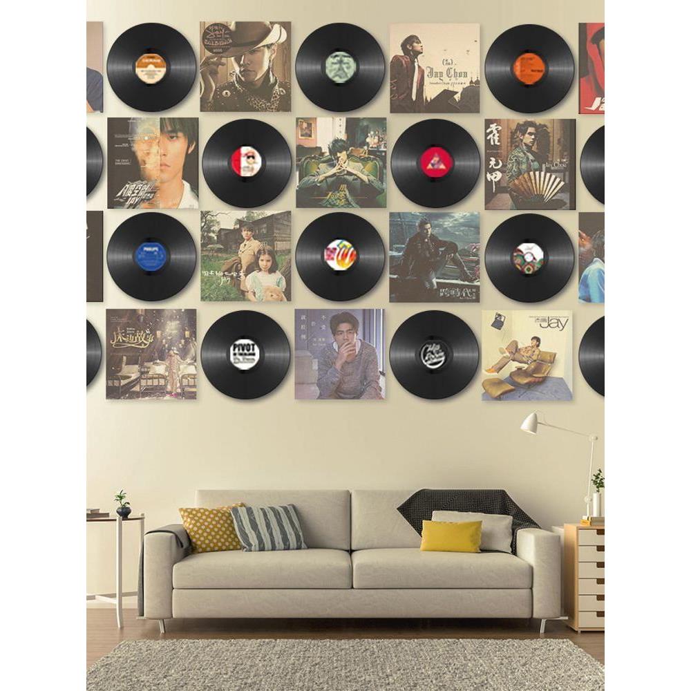 周杰伦人造黑胶唱片8090覆古怀旧装饰装饰品卧室客厅创意个性化海