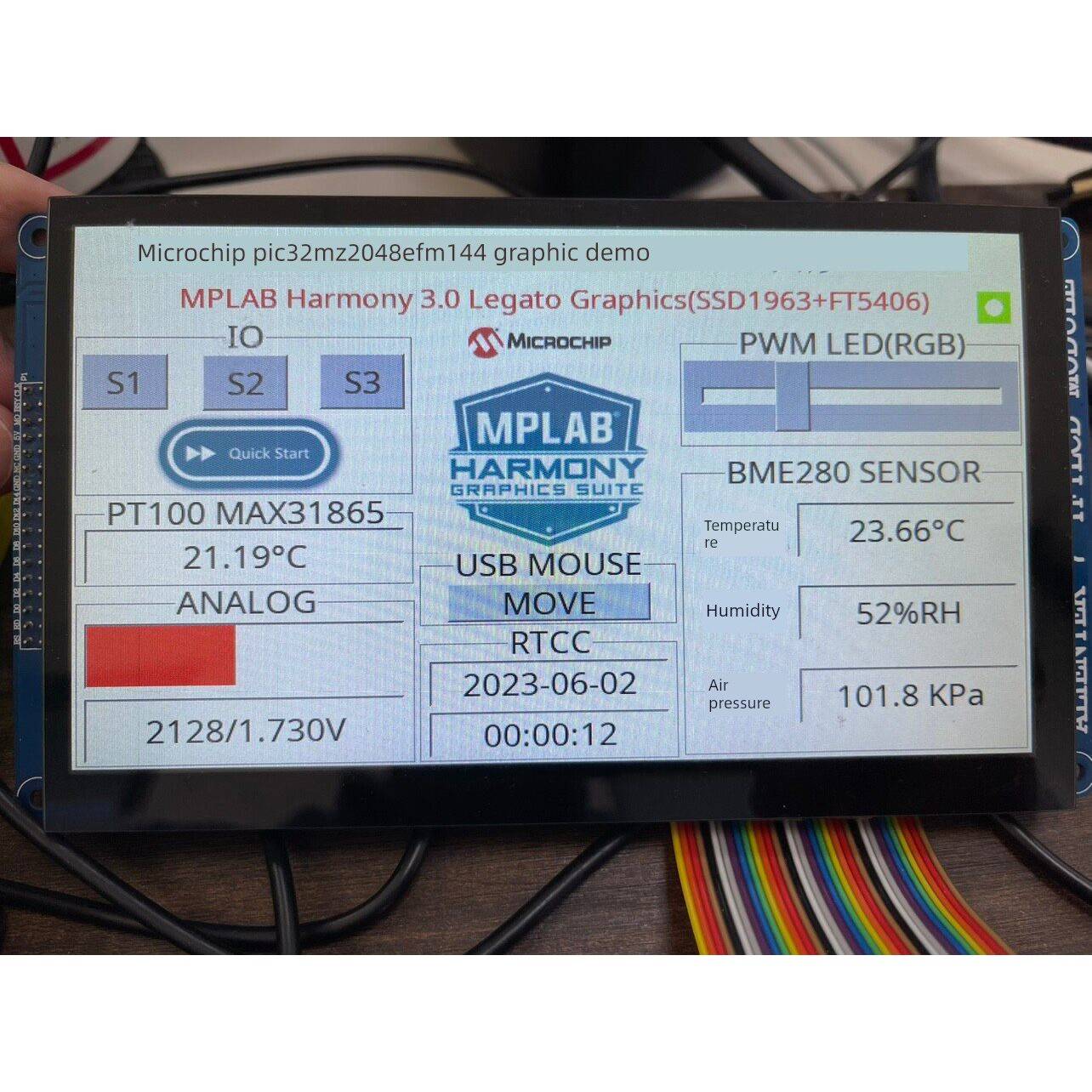 Microchip微芯PIC32MZ2048EFM144 DM320007 评估套件 PIC32开发板