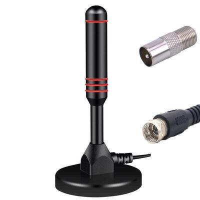 轻骑吸盘TV Antenna DVB DTMB l数位电视天线F头tv头USB放大升级