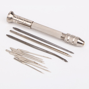 DIY皮艺皮雕缝线工具箱包蜡线帆布锥针 皮具皮革手缝器缝线机手工