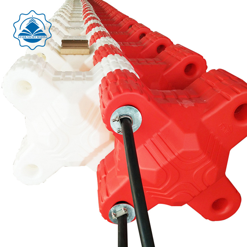 码瑞纳厂家海上防浪堤垃圾屏障防浪桶抗大风吹塑防浪提