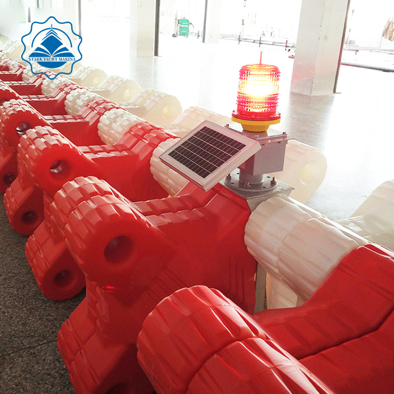 码瑞纳厂家海上防浪堤垃圾屏障防浪桶抗大风吹塑防浪带