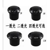 LED透光地埋灯6W9W12W户外防水一透光二透光三透光四透光地埋灯
