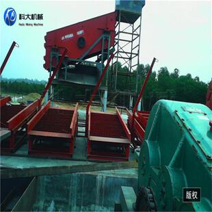 振动筛溜槽式 淘金设备水选沙金设备青州选金机械订做