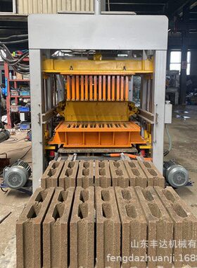 QT4-15自动液压砖机 水泥砖机400*200*200hollowblock