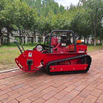 lawnmower柴油款遥控碎草机全地形细小树枝割草机可出口北美