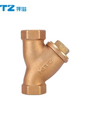 日本北泽KITZ开滋过滤器青铜锻造丝扣Y型过滤器6分一寸高压PN20