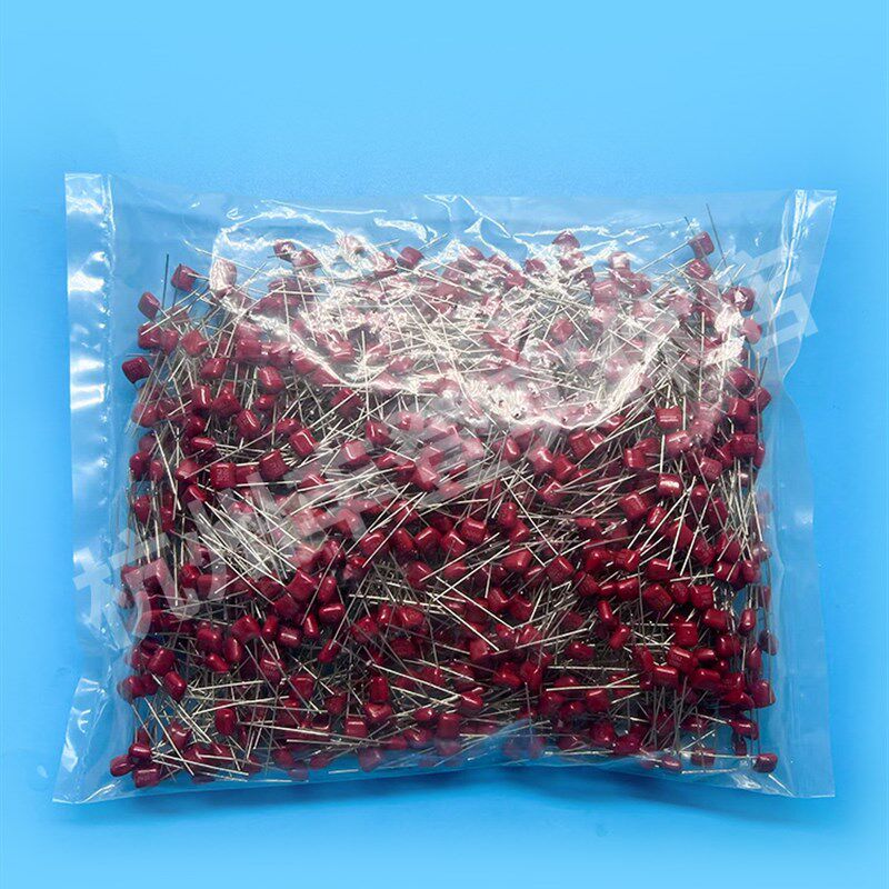 CBB薄膜电容100V101J 221J 331J 471J 681J 100P 200P 5MM整包1千
