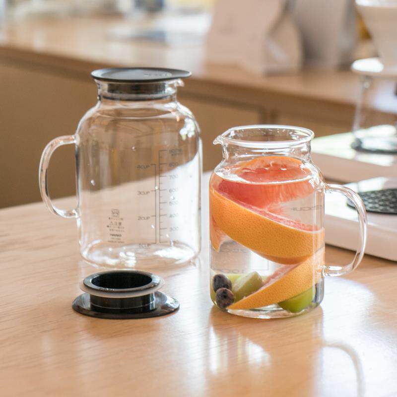 密封冷泡壶hario冷水壶进口凉水壶玻璃耐高温玻璃壶家用小号日式