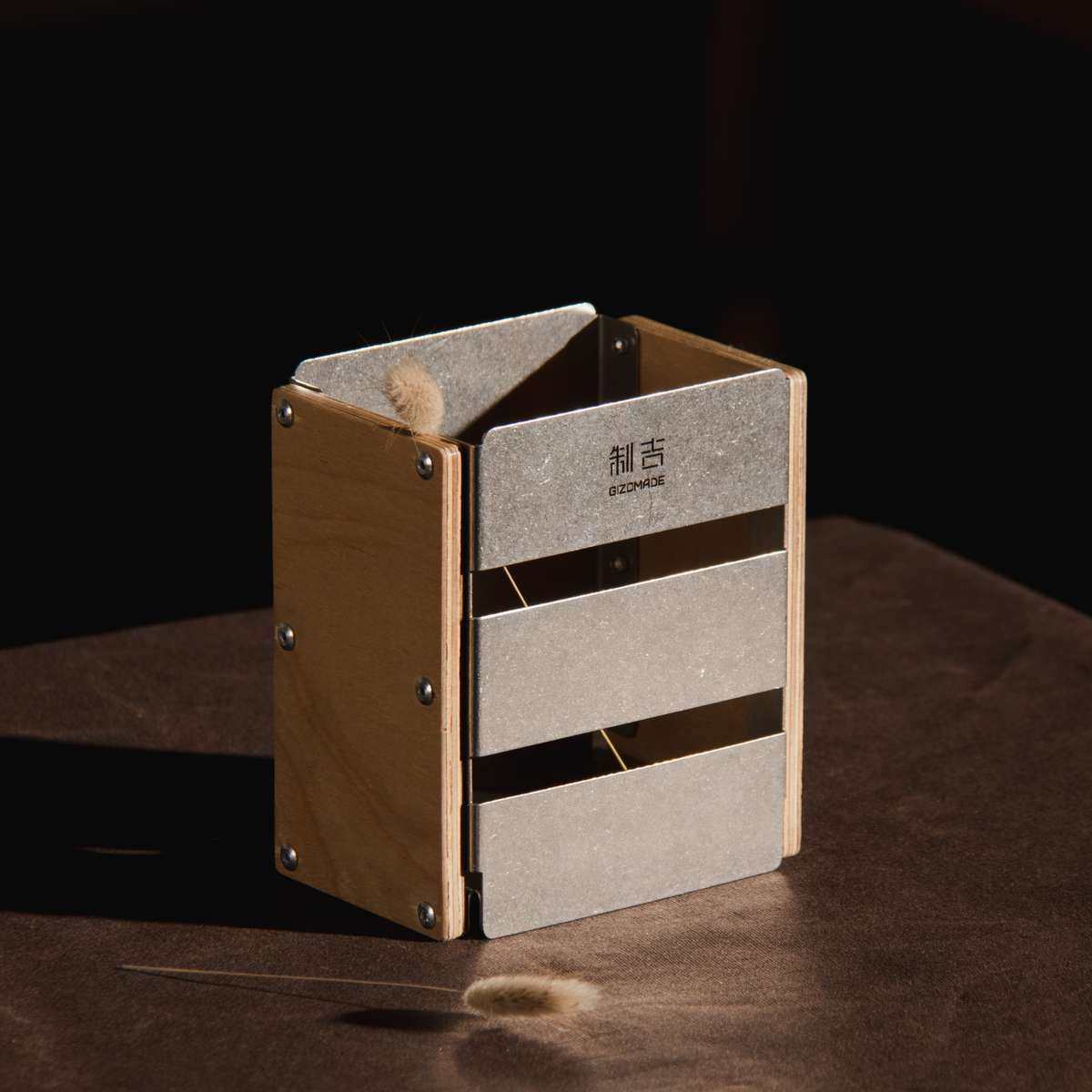 【爆款】 消蒙笔筒 不锈钢木板置物盒筷子桶收纳颜值 制吉家居,文具电教/文化用品/商务用品,笔筒,淘宝优惠券,粉丝福利购,淘宝优惠卷