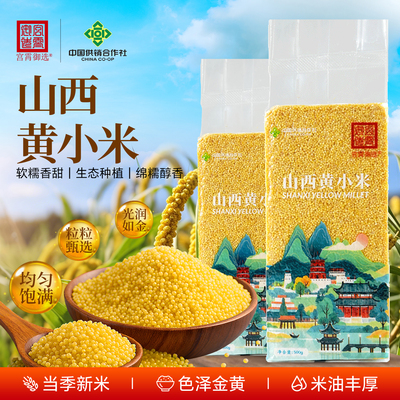 宫霄御选优选山西黄小米东北敖汉小米新米煮粥早餐杂粮儿童